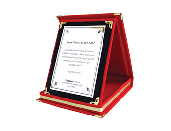 Plaket, ödül jpg