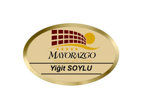 Yaka isimliği, mağaza, personel isimlik jpg