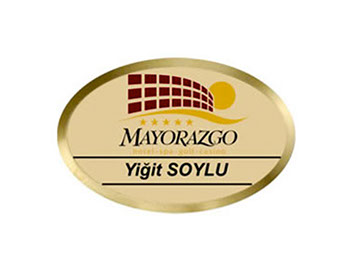 Yaka isimliği, mağaza, personel isimlik jpg