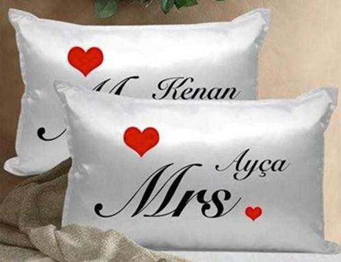 Yastık, sevgiliye, anne, baba, çocuk jpg